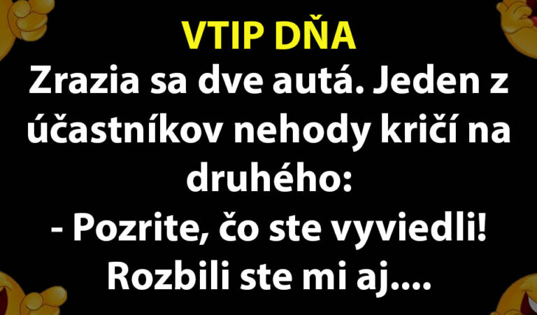 Muž si myslel, že mal dopravnú nehodu so zubárom…(TOPVTIP)