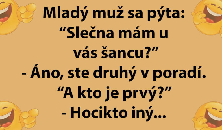 Mladík sa pýta cudzej ženy, či má u nej šancu…(TOPVTIP)