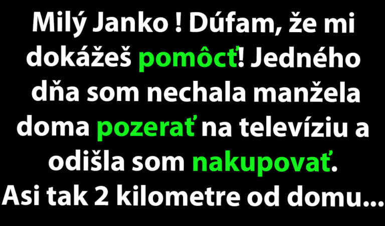 Žena prichytí neverného manžela so susedovou dcérou…(MEGAVTIP)