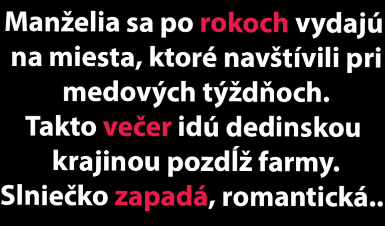 Manželia si to chcú rozdať ako za mlada…(TOPVTIP)