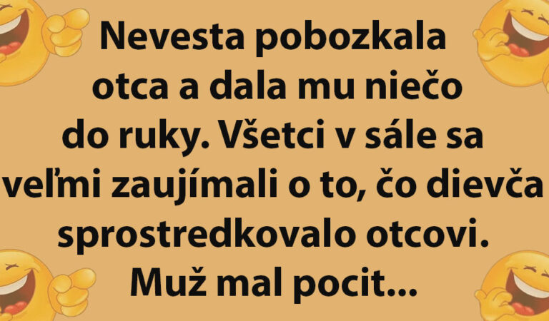 Nevesta na svadbe nepríjemne prekvapí ženícha…(TOPVTIP)