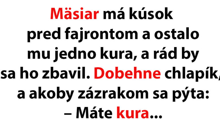 TOPVTIP: Mäsiar chce oklamať zákazníka…