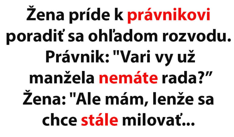 Žena si začne od svojho manžela účtovať za milovanie…(TOPVTIP)