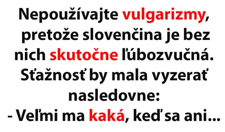 VTIP DŇA: Ako niekomu vynadať úplne bez vulgarizmov…